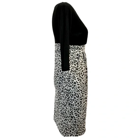 Crystal Candy | NWT Surplice Top Mini Dress with Pockets Black & Gray Size S - Picture 8 of 12